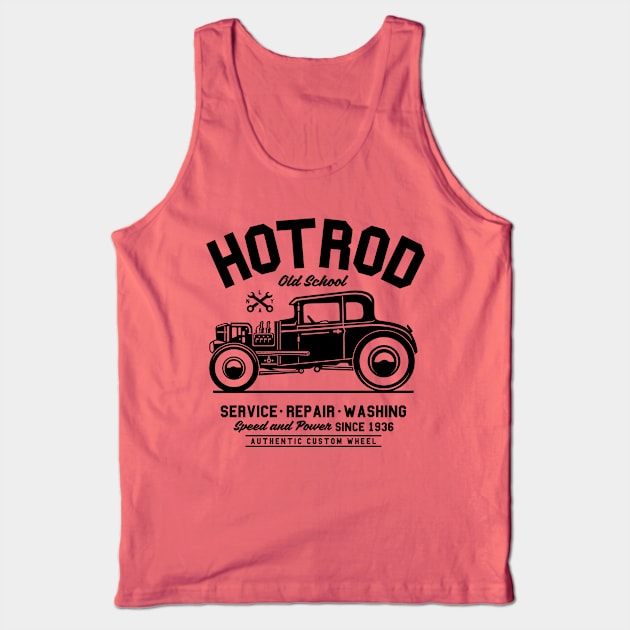 Old school mechanic Tank Top by Superfunky